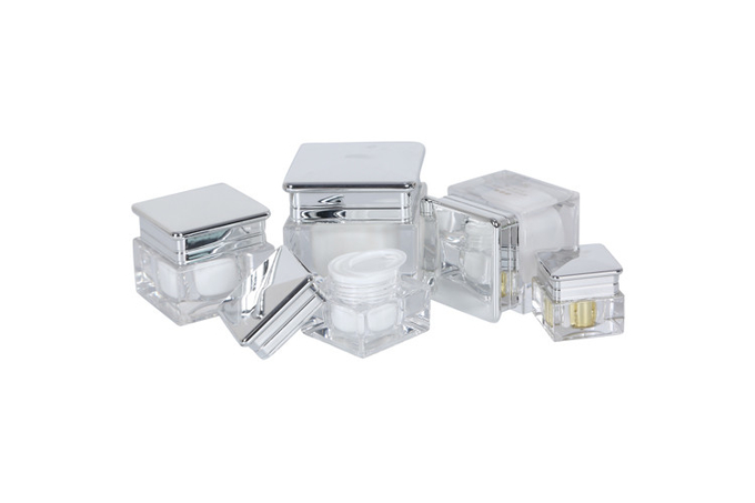 100ml Square Lotion Pump Bottle 10g Lip Cream Jar Cosmetic Packaging For Skincare 0