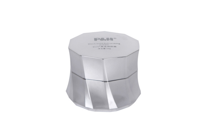 Polygon Shape Acrylic Lotion Bottle Eye Cream Jar Cosmetic Packaging Set 100ml 0