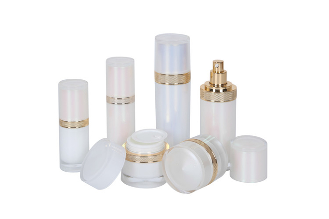 30g / 50g Acrylic Face Cream Jar 120ml Plastic Lotion Bottle Skincare Set 3