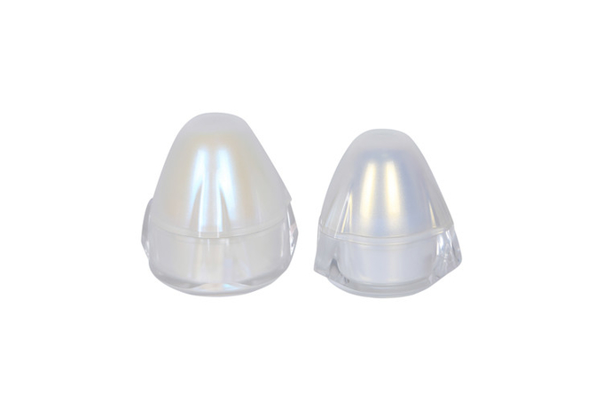 Inverted Triangle Acrylic Lotion Pump Bottle 30 / 50g Cream Jars For Cosmetic Skincare Set 1