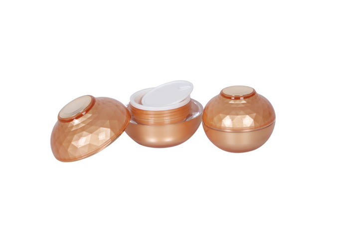 80ml Dome Acrylic Lotion Bottles Cosmetic Cream Jar Packaging Whitening Moisturizing Set 0