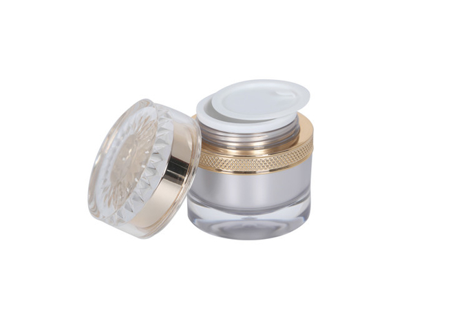 100ml Acrylic Lotion Pump Bottles With 50g Face Cream JarCosmetic Packaging 1