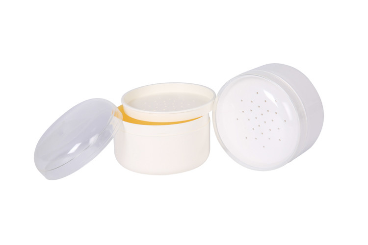 120g Cosmetic Powder Container PP Jars For Makeup Loose Talcum Powder Dry Products