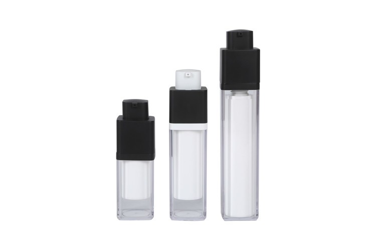 15ml 30ml 50ml PMMA PP Airless Pump Bottle Plastic Skincare Container