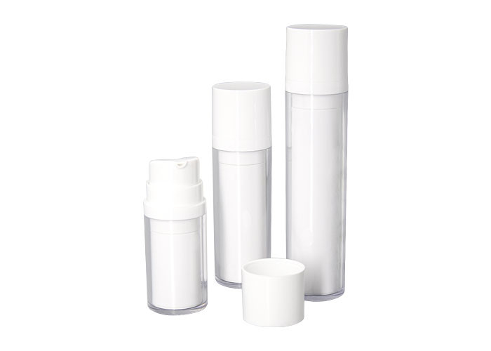 PMMA Refillable Airless Bottles Detachable Cosmetic Packaging 15ML 30ML 50ML UKA48