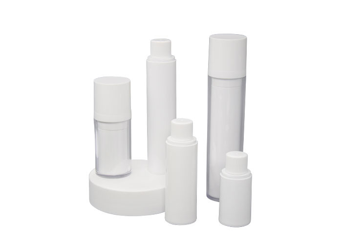 UKA48 Rotating 5ml 30ml 50ml Airless Pump Bottle Replaceable Acrylic Round Bottle