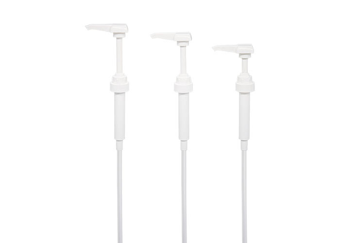 28-400 Closure Square Head Syrup Sauce Dispenser Pump PP White 5ml 8ml 10ml Output