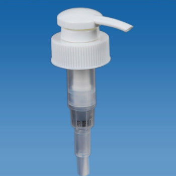 PP Screw Down Plastic Lotion Pump Dispenser For Shampoo Bottle