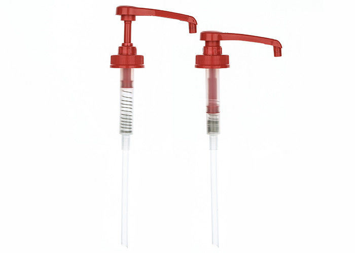Norrow Head Plastic Syrup Pump Dispenser UKS10 Food Grade PP Material UKS10