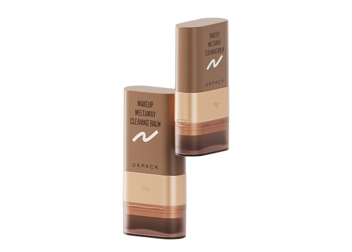 Health and beauty containers deodorant containers Empty Lightweight Foundation Stick With Brush 10g 15g 20g