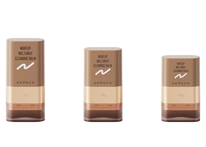 Health and beauty containers deodorant containers Empty Lightweight Foundation Stick With Brush 10g 15g 20g