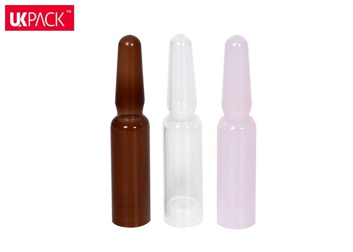 1.5ml Capacity Mini Cosmetic Containers Plastic Skin Ampoules Shatter Resistant