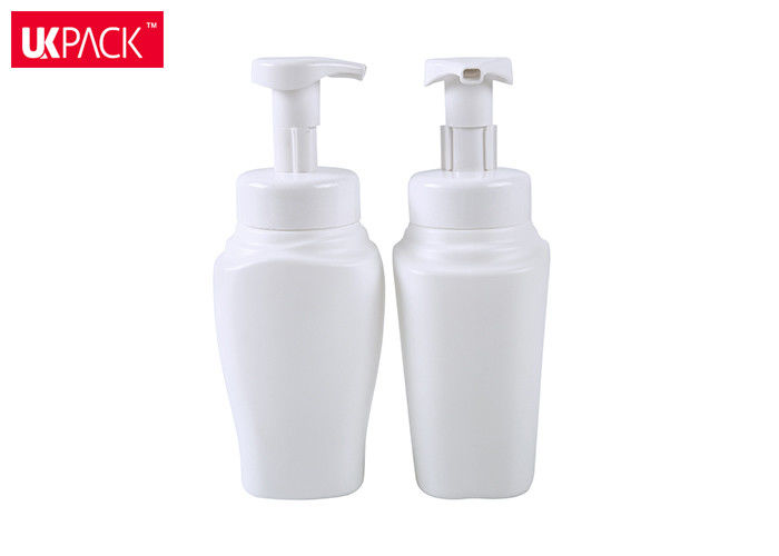500ML Special Shaped HDPE Plastic Foam Soap Pump Bottle For Body Shower Gel