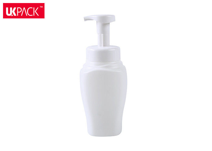 500ML Special Shaped HDPE Plastic Foam Soap Pump Bottle For Body Shower Gel