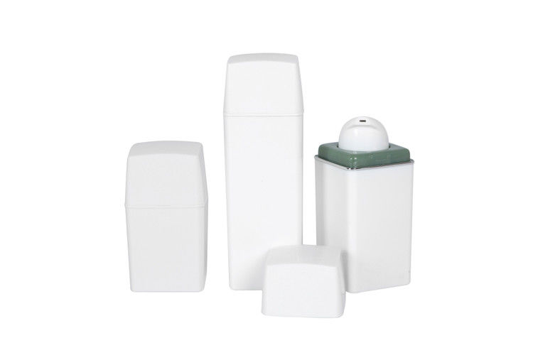 Square Shape PP Cream Airless Bottle 15ml 30ml 50ml with Round Pump Cosmetic Vacuum Packaging Container UKA12