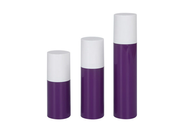50ml 75ml 120ml Hand / Body Airless Pump Bottles With Silk Screening Cosmetic Packaging Container UKA17-B