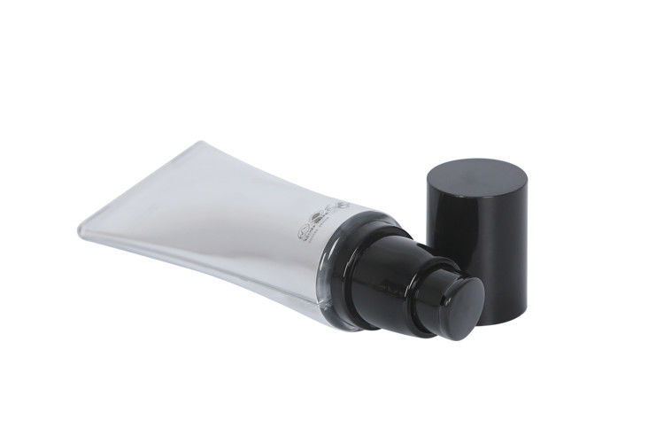 30mm OD 145mm Height Acrylic Airless Pump Tube Cosmetic Packaging Eye Cream for BB/CC Cream