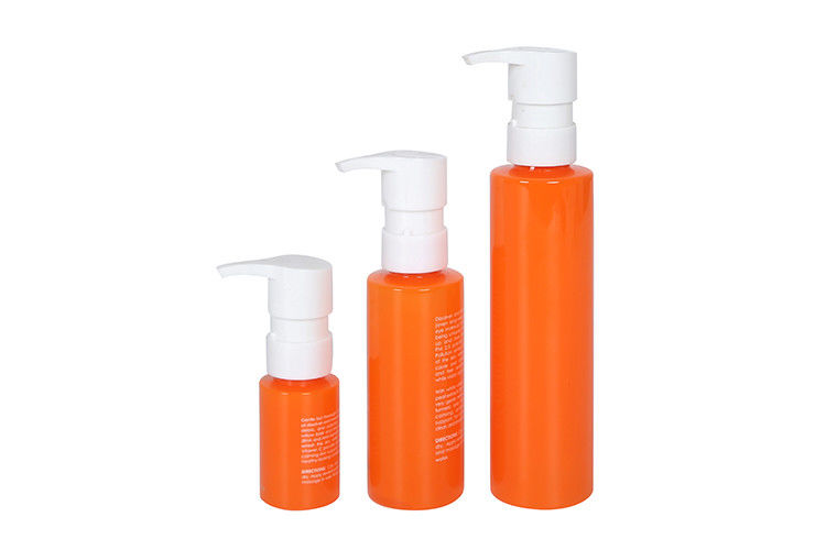 Orange Color 30ml 100ml 150ml Luxury Cosmetic Containers