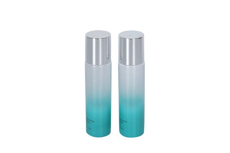Gradient Color 170ml PET Makeup Cleansing Toner Bottle OD 44mm