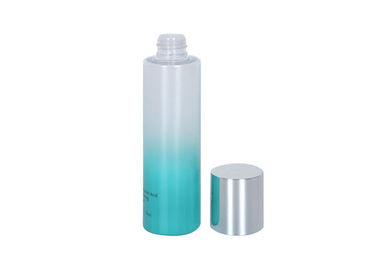 Gradient Color 170ml PET Makeup Cleansing Toner Bottle OD 44mm