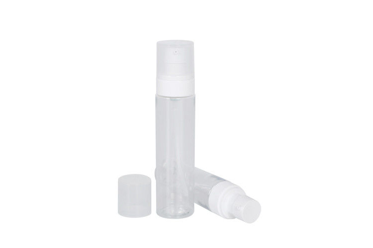 Flat Shoulder Tasteless PET Lotion Bottle 45 60 80 100 120 150ml