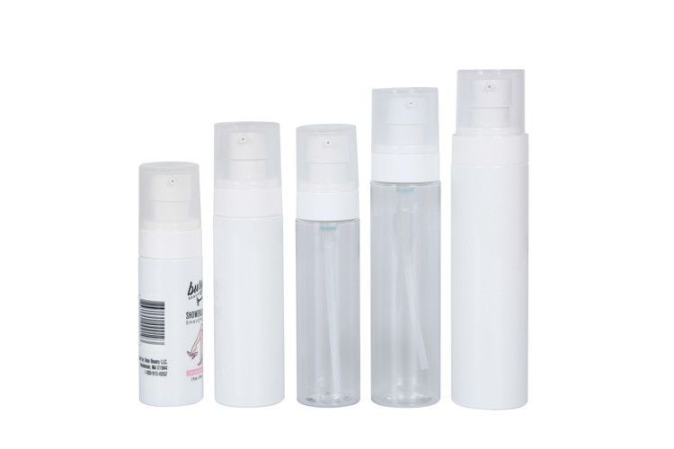 Flat Shoulder Tasteless PET Lotion Bottle 45 60 80 100 120 150ml