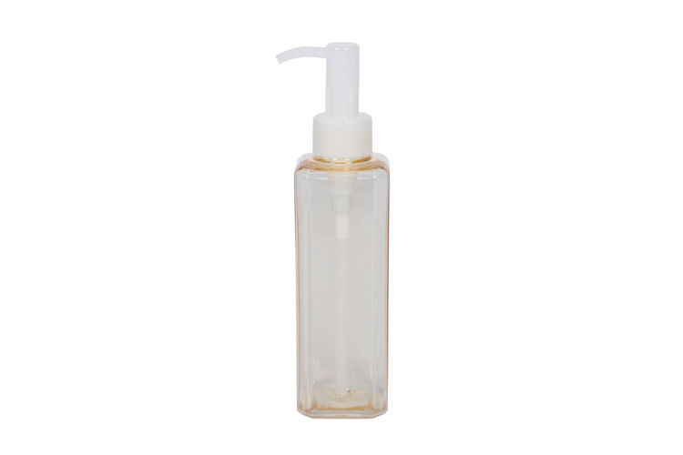 180ml Right Angle Shoulder Square Iso9001 Pump Cosmetic Bottles