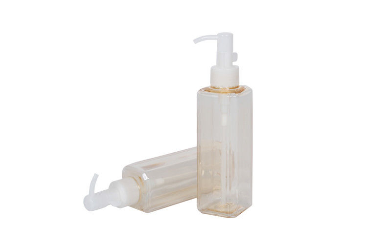 180ml Right Angle Shoulder Square Iso9001 Pump Cosmetic Bottles