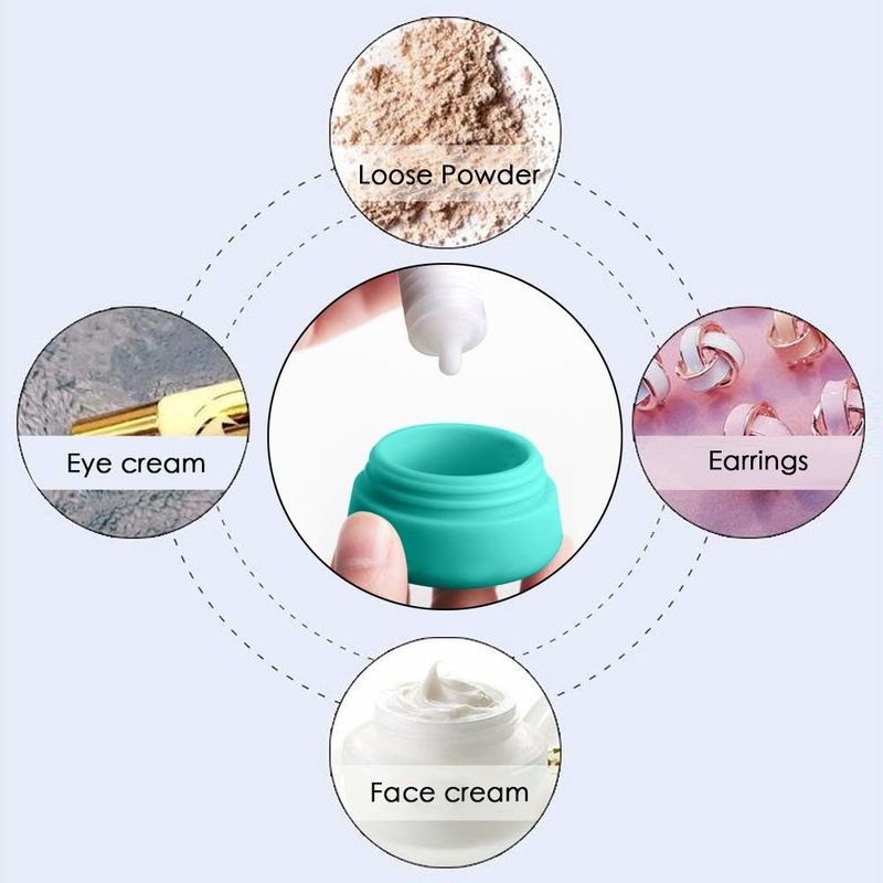 Mini Size PP Round Custom Color 5g Cream Jar Travel Container