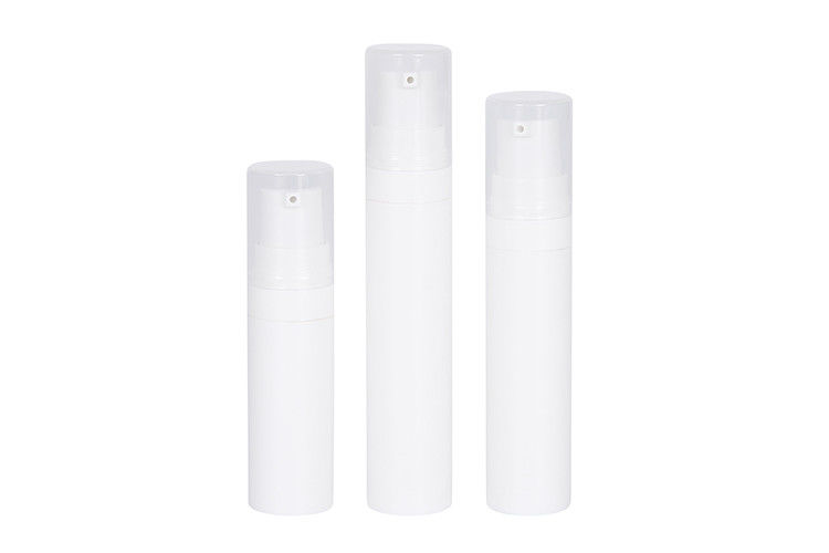 PP 5ml 8ml 10ml Trial Lotion White Airless Bottle Mini Cosmetic Containers Packaging For Travelling