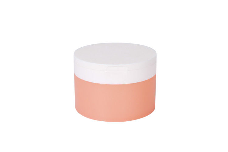 Face Body PP 100g Flip Cap Od 72mm Skin Care Cream Jar Packaging