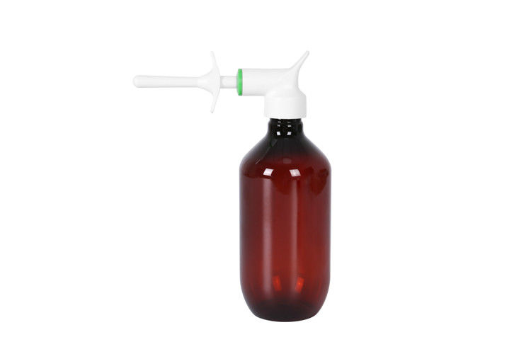 Od 75mm 2.0cc Dosage Amber Medicine Bottle 16oz With Medicine Feeding Pump