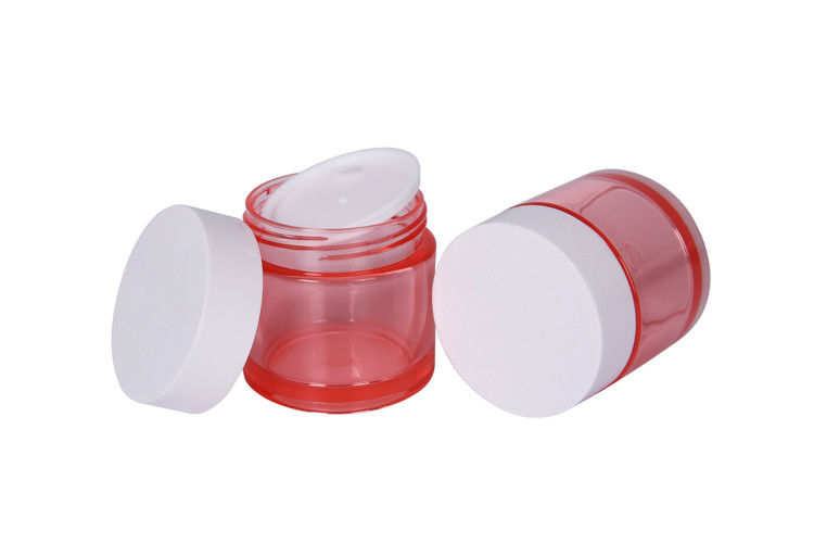 Modified Injection Molding Pet 50g Plastic Sample Container For Eye Shadow Facial Cream Moisturizer Jar