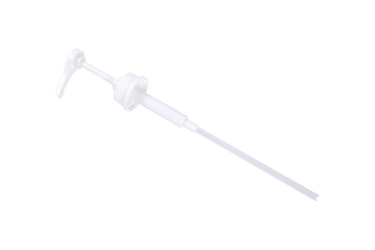 Food Safe Plastic White 43mm Coffee Syrup Dispenser Pump  Closure For Juice/Coffee Beverage Pump Dispenser With 5ml 8ml