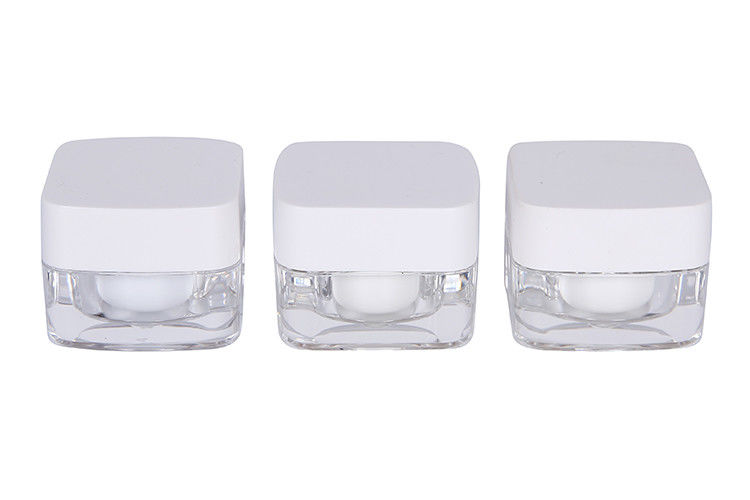 5ml Double Wall Pmma Empty Cream Containers Od 34mm