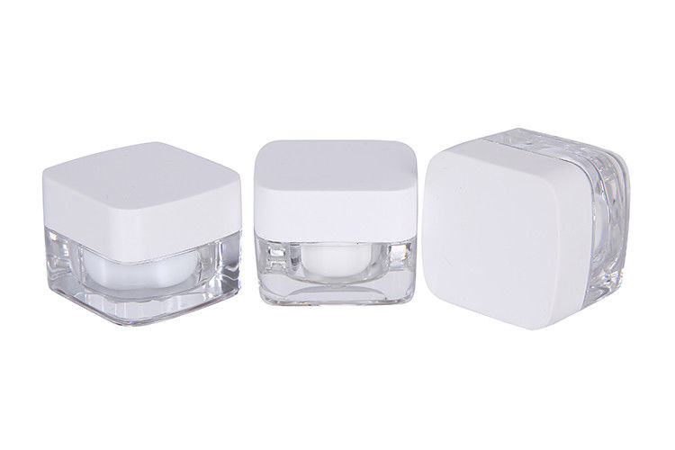 5ml Double Wall Pmma Empty Cream Containers Od 34mm