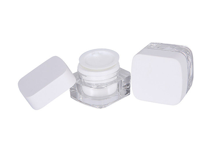 5ml Double Wall Pmma Empty Cream Containers Od 34mm