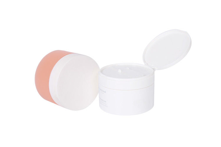 100g Flip Top Cap matte cream jar  for  80g cosmetic  packaging container