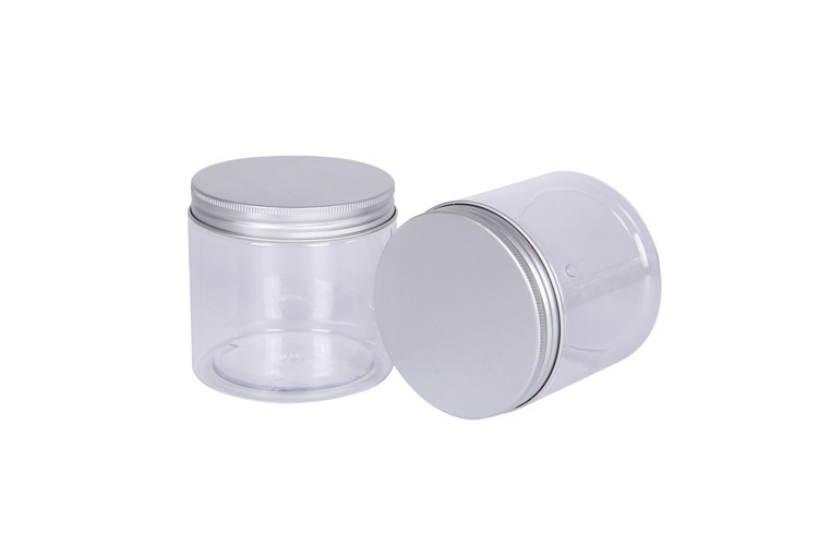 Double Wall Frosted Od 92mm Cosmetic Cream Jars Luxury Personal Skincare 500g