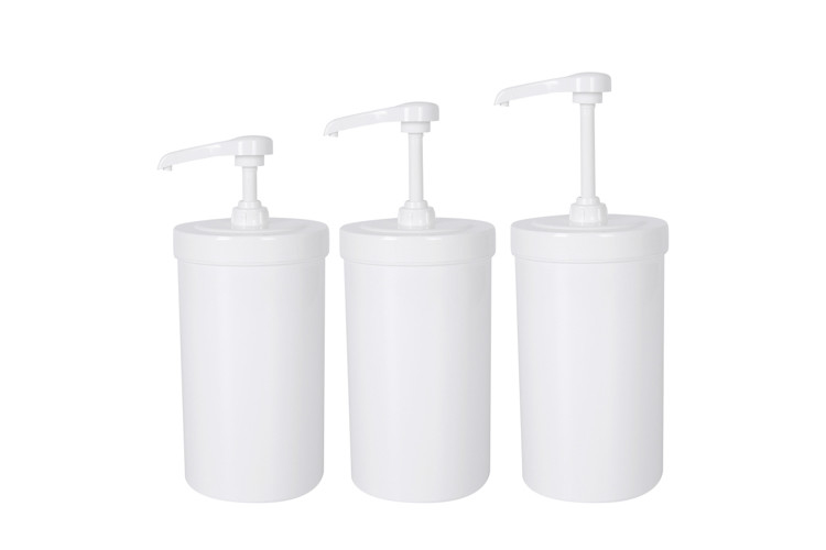 Beverage Container 1000ml Plastic Dispenser Pump With 5/8/10cc