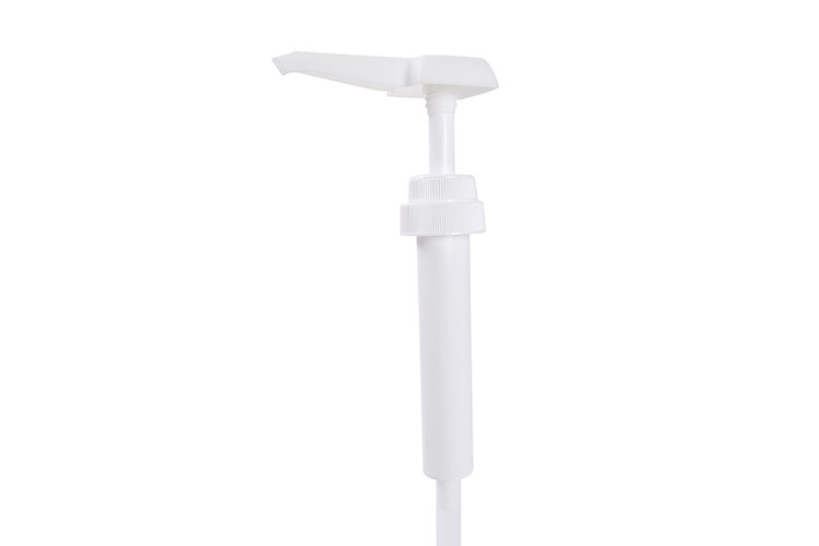 28-400 Closure Size Square Head Syrup Pump Dispenser 5cc Dosage