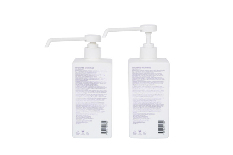 1.6cc Hair Shampoo Bottle Square Shape Hdpe Leakproof Spray Hand Wash 500ml Container