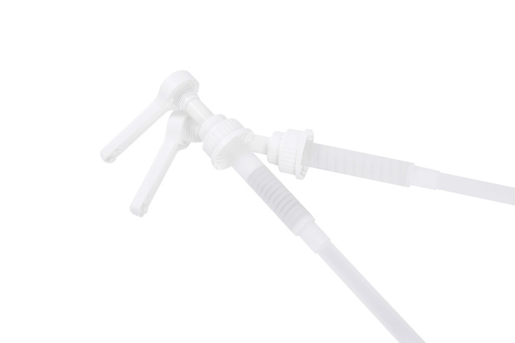 43mm NR Big Dosage 10/15/20/30ml White Non-removable Plastic Sauce Dispenser Pump