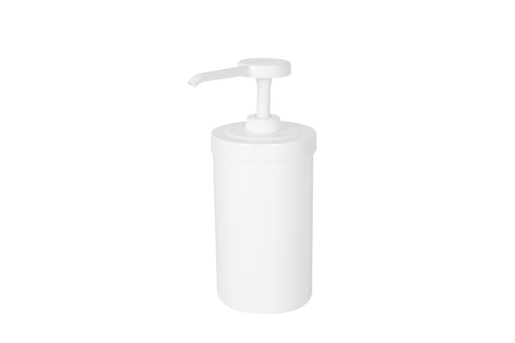 Cheapest Sauce Syrup Dispenser UKR30 Pump for Beverage Food with Big Capacity 1L Container bottle
