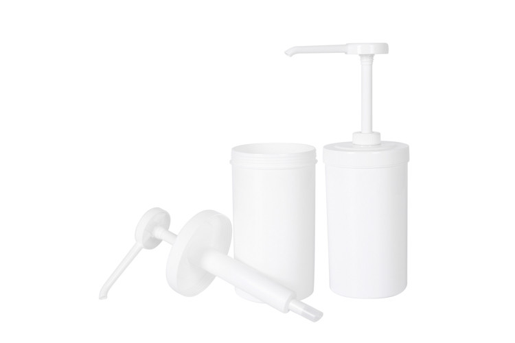 Cheapest Sauce Syrup Dispenser UKR30 Pump for Beverage Food with Big Capacity 1L Container bottle