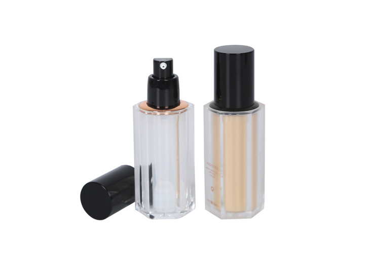 30ml Acrylic Airless Pump Liquid Foundation Bottle