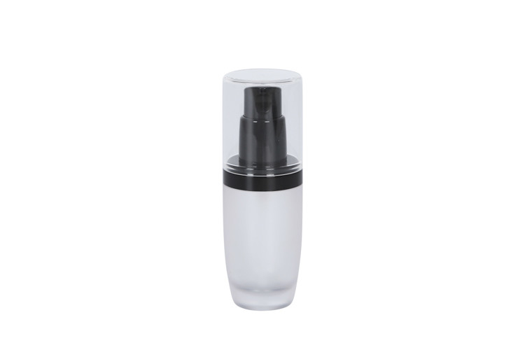 Cosmetic Pump Bottle Matte Glass Skin Care Liquid Packaging Hair Container