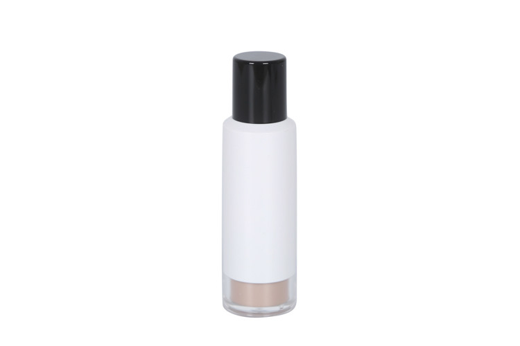 Leak Proof Cosmetic Pump Bottle , Airless Mini Foundation Bottle