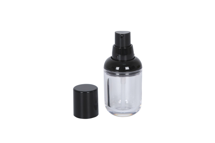 Airless 25ml Empty Foundation Bottle Transparent Glass
