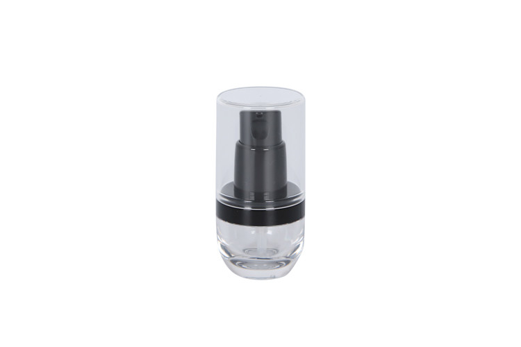 Sunscreen Makeup Foundation Bottle 15ml Round Glass Travel Sized